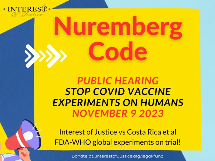 Public Hearing For Illegality Of Covid-19 in Nuremberg