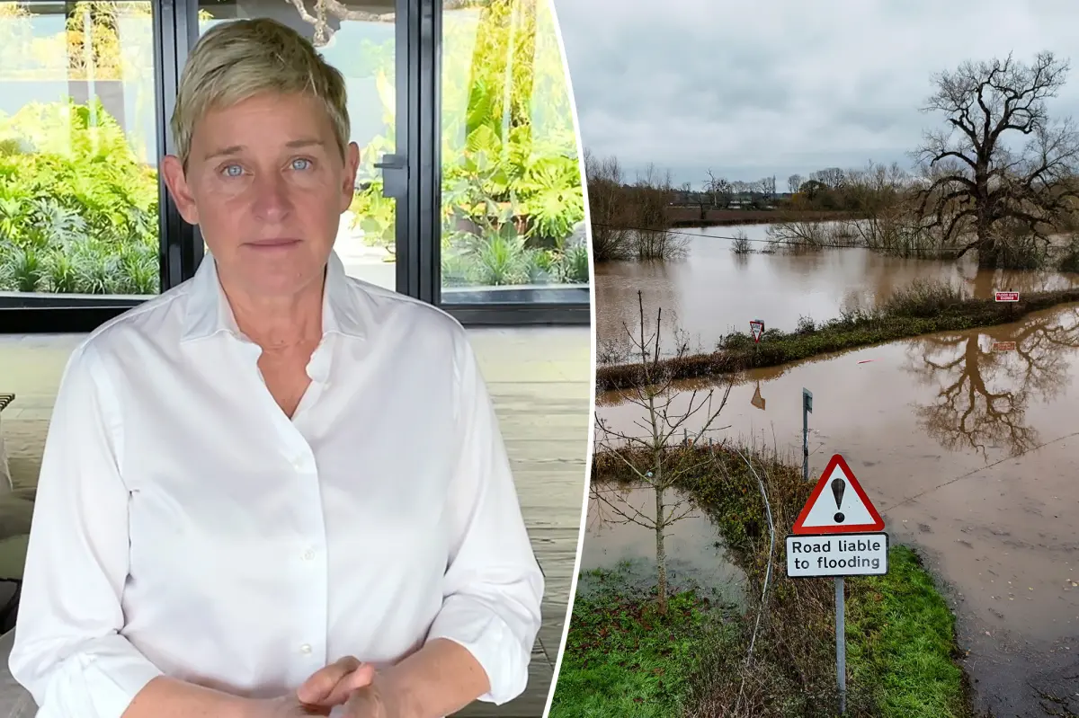 Ellen DeGeneres’s UK mansion ‘floods’ just weeks after she fled the US