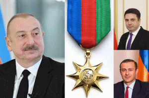 Azerbaijani President Awards Order of Friendship to Armenian Officials