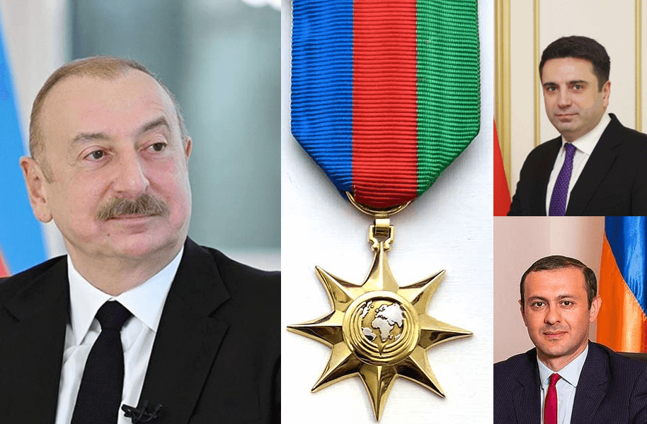 Azerbaijani President Awards Order of Friendship to Armenian Officials